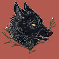 Delicate Little Wolf Design